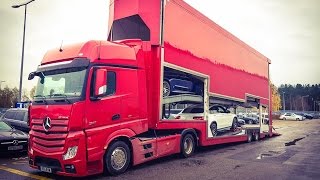 Covered Car Transport - Russells Transport & Rolfo 6 Covered Car Transporter Jee