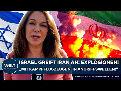 TEHERAN: BREAKING NEWS! Israel führt Gegenschlag gegen Iran aus - Explosionen auf Militärbasen