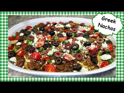 How To Make Pita Chip Greek Nachos ~ Lamb & Pita Chips Nacho Recipe