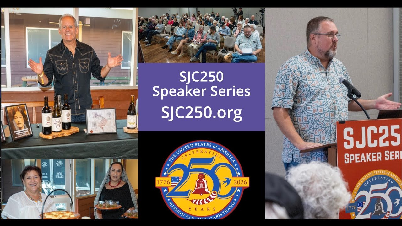 SJC 250 Celebration Team presents the first event in our Speaker Series - OC Historian Chris Jepsen