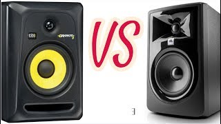 Video thumbnail for KRK Rokit 6 G3  vs  JBL 305P MK II- audio test , sound demo by IP Audio