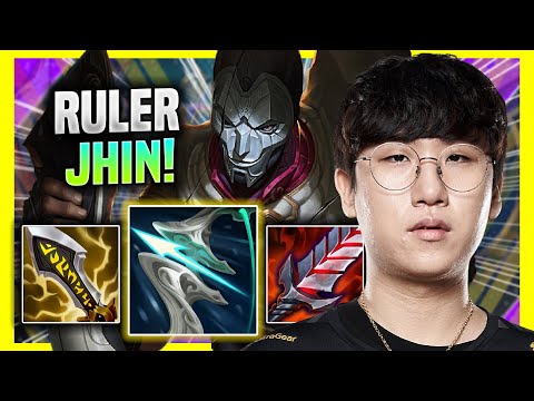 RULER WORLD CLASS WITH JHIN! - GEN Ruler Plays Jhin ADC vs Jinx! | Preseason 2022