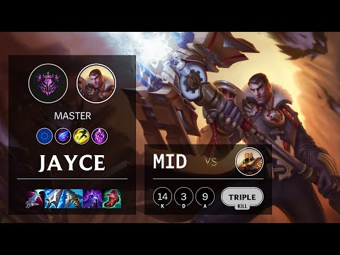 Jayce Mid vs Azir - EUW Master Patch 11.3