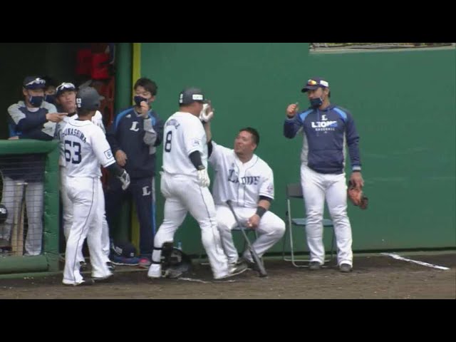 【ファーム】ライオンズ・渡部 同点に追いつく2ランホームラン!! 2021/5/5 L-E(ファーム)