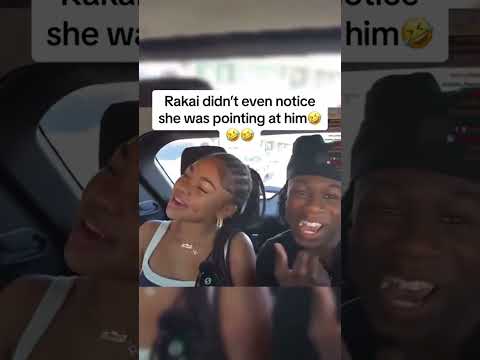 rakai didn’t notice she was pointing at him#youtubeshorts #funny #viralvideo #entertainment