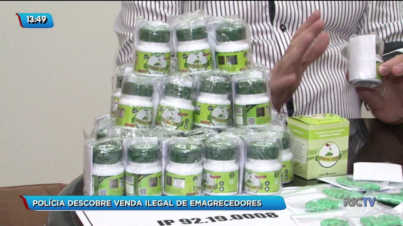 Polícia descobre venda ilegal de emagrecedores