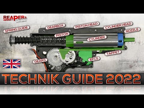 [Tech] The Great Gearbox Guide 2022 (AEG/S-AEG Maintenance) 6mm Airsoft - (EN Subtitles)