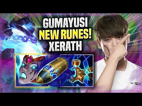 GUMAYUSI IS READY FOR XERATH WITH NEW RUNES! - T1 Gumayusi Plays Xerath ADC vs Seraphine!