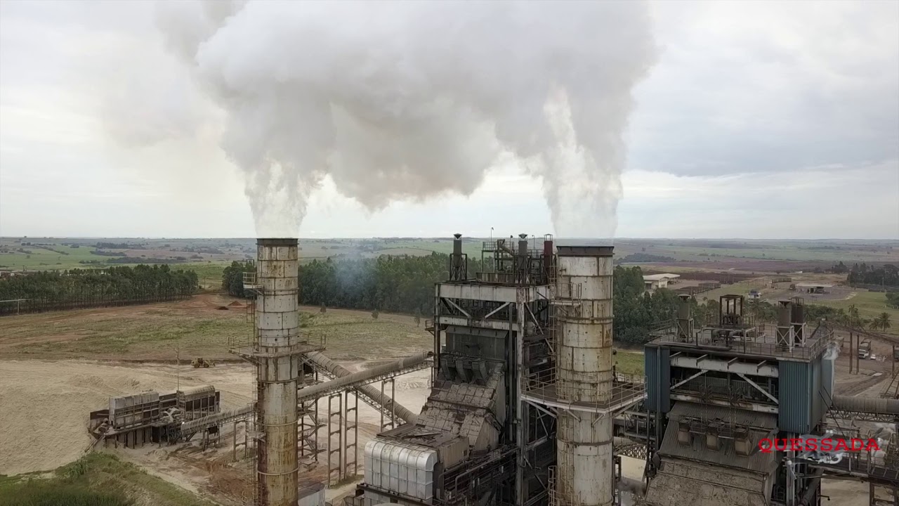 DRONE SOBREVOOU A USINA DE AÇÚCAR E ÁLCOOL