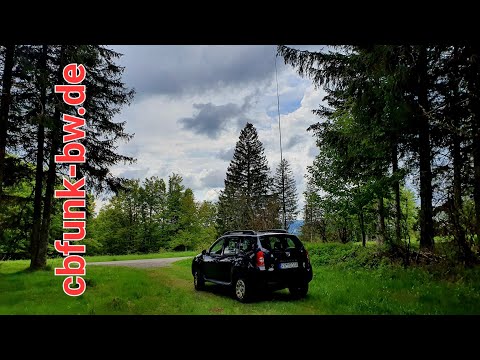 CB-Funk: Zum letzten mal mit dem Dacia Duster zum Bergfunken (DX Power Easy Fed) auf dem Brend! 😎