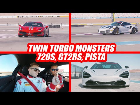 Twin-Turbo Supercar Monsters - McLaren 720S, 488 Pista and Porsche GT2RS - Motive Quick Drive
