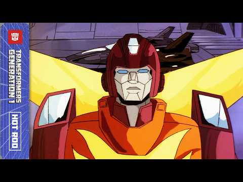 Transformers: Generation 1 | Hot Rod/Rodimus Prime | Character Compilation MEGA Watch Along!