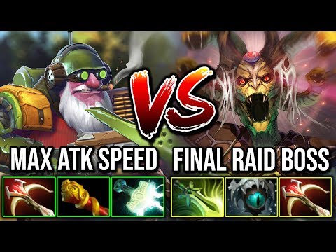 Carry Battle!!! WTF Raid Boss Medusa Vs Max Range Sniper IMBA Tactic with Hurricane Pike DotA 2 War