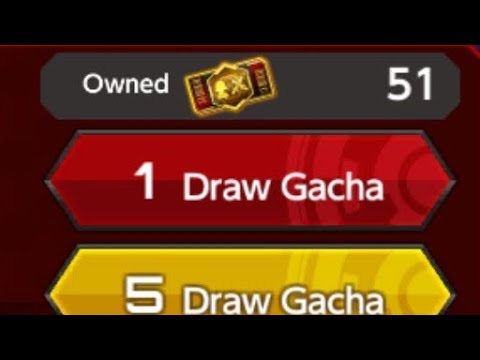 Action Taimanin: Weapon&Supporter Gold Gacha Ticket Pulls