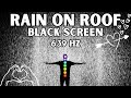 Attract Love & Heal Relationships | Rain On Roof | Black Screen | 639 Hz Pure Tone + Delta Waves
