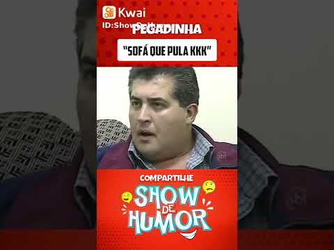 Sofá que pula pegadinha