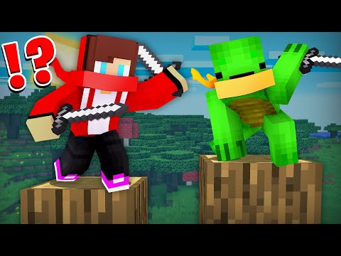 muzin - JJ And Mikey BECAME NINJAS in Minecraft Maizen