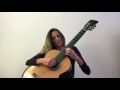 Ralph Towner's "Tramonto". Performed by Samantha Wells.