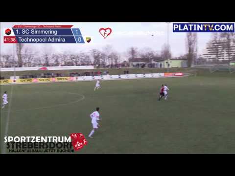 11.03.17 Simmeringer SC -  Technopool Admira  - Highlight  (1. Halbzeit / 41:45) am 11.03.2017 15:45