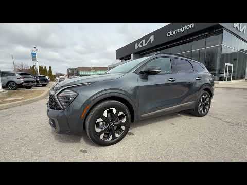 2023 Kia Sportage in Gray for sale at Clarington Kia in Bowmanville, ON