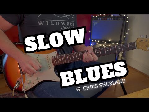 Slow Blues Jam | Dynamic Guitar Backing Track in C