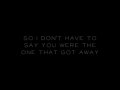 Katy Perry - The One That Got Away (Boyce Avenue ...