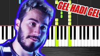 Enes Batur feat. Kaya Giray - GEL HADİ GEL - Piano Tutorial by VN