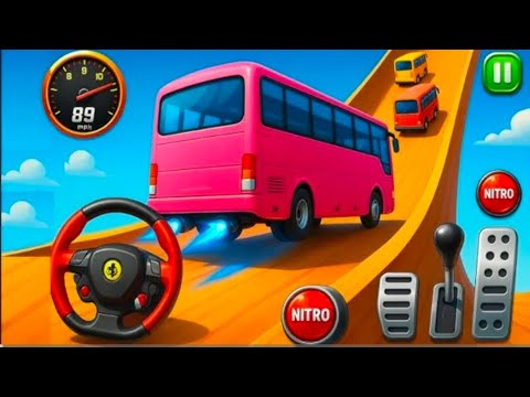 Extreme Mega Ramp Bus Stunts Simulator: Coach Bus Extreme Stunt Racing - Android Gameplay । Part 06