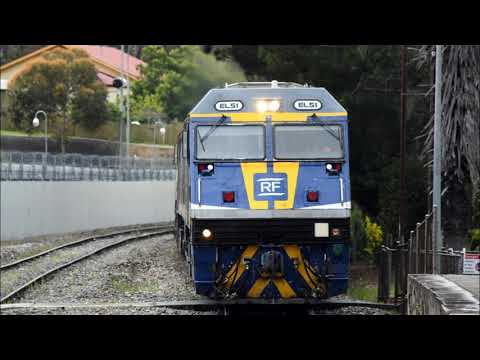 SCT 1MP9 2 EL's leading at Nairne and Belair featuring the heritage listed signal box at Belair!