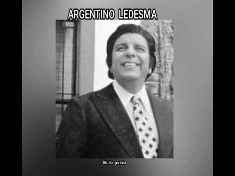 ARGENTINO  LEDESMA - SILUETA  PORTEÑA  (LETRA)