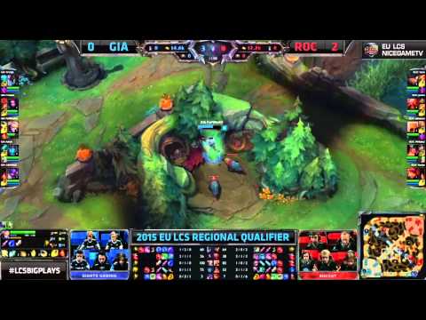 2015 EU LCS SUMMER QuarterFinal ROCCAT vs Giants Gaming  3경기 150830