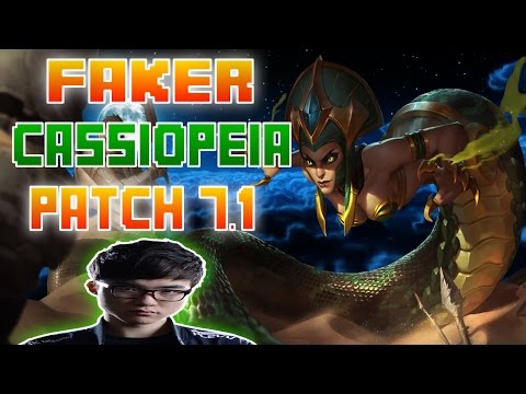 Faker Cassiopeia vs Fizz Patch 7.1 Highlights - League of Legends 1.12.2017