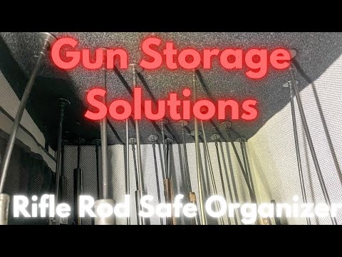Gun Storage Solutions Rifle Rod System #storage #safe #organization