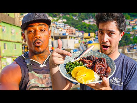 I Ate Inside Brazil's Biggest Favela (Slum) 🇧🇷 Steak & Feijoada w/ @rio4fun​