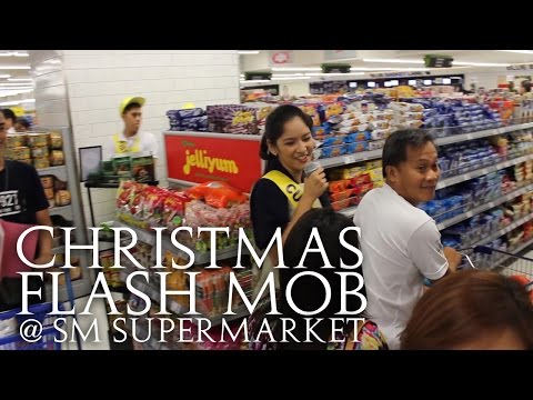 Christmas Carol Flash Mob at SM Supermarket