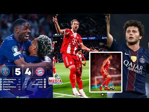 🚨🚨🚨Du jamais vu: 90' de Show, 90' de Spectacle: PSG et Bayern! Quel Match, Quel Football 