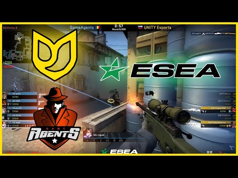 DERBY GAME! | GameAgents vs Unity eSports - ESEA Season 36: Main - HiGHLiGHTS | CSGO