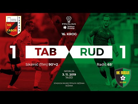 16.krog: CB24 Tabor Sežana - Rudar 1:1 ; Prva liga Telekom Slovenije 2019/2020