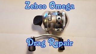 Zebco Omega Broken Drag Repair
