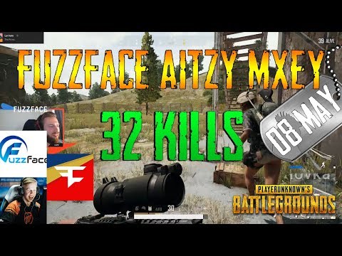 Fuzzface, Aitzy, Mxey | 32 Kills | PUBG