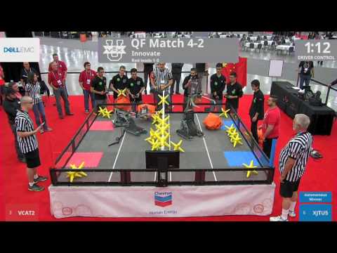 2017 VEXU Innovate QF4-2 - VCAT2 vs XJTU5 - 23 to 21