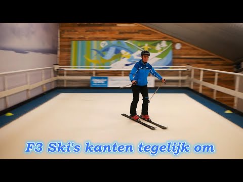 F3 Ski's kanten tegelijk om