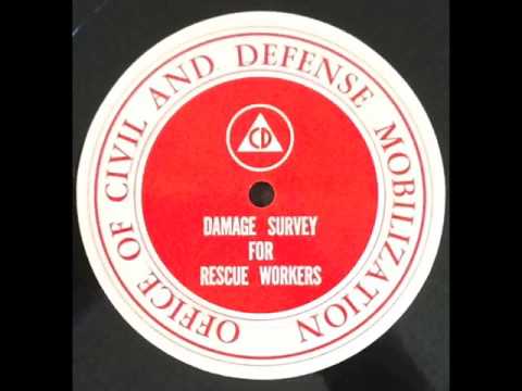 Damage Survey For Rescue Workers (Civil Defense Training LP - Circa 1959)