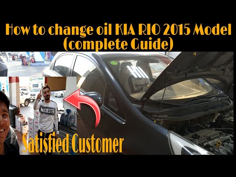 Oilk Filter Rio How to Change Engine Oil & Replace the Oil Filter on a 2016 Kia Rio by ...
