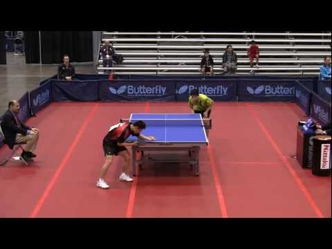 Men's Singles Rd 32: Yahao Zhang vs. Grant Li - 2011 US Table Tennis Championships