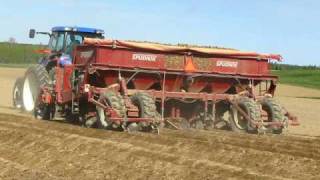 preview picture of video 'Potato Planting on Haines farm -Caribou , Maine'