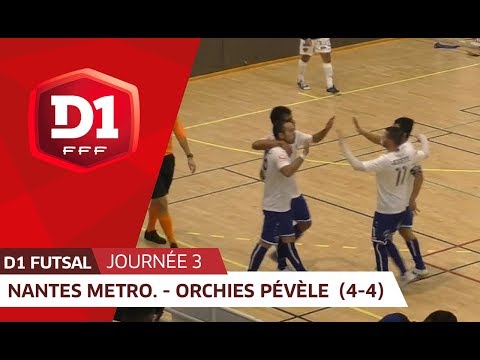 J3 : Nantes Métropole Futsal - Orchies Pévèle FC (4-4)