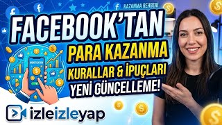 Facebook'tan Para kazanma şartları Ve Dikkat etmeniz gerekenler Ekim 2026