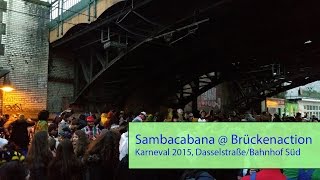 Sambacabana Karneval 2015 Dasselstraße Bahnhof Süd Köln