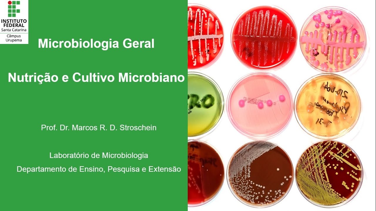 Nutrição e Cultivo Microbiano - Meios e Cultura de Laboratório